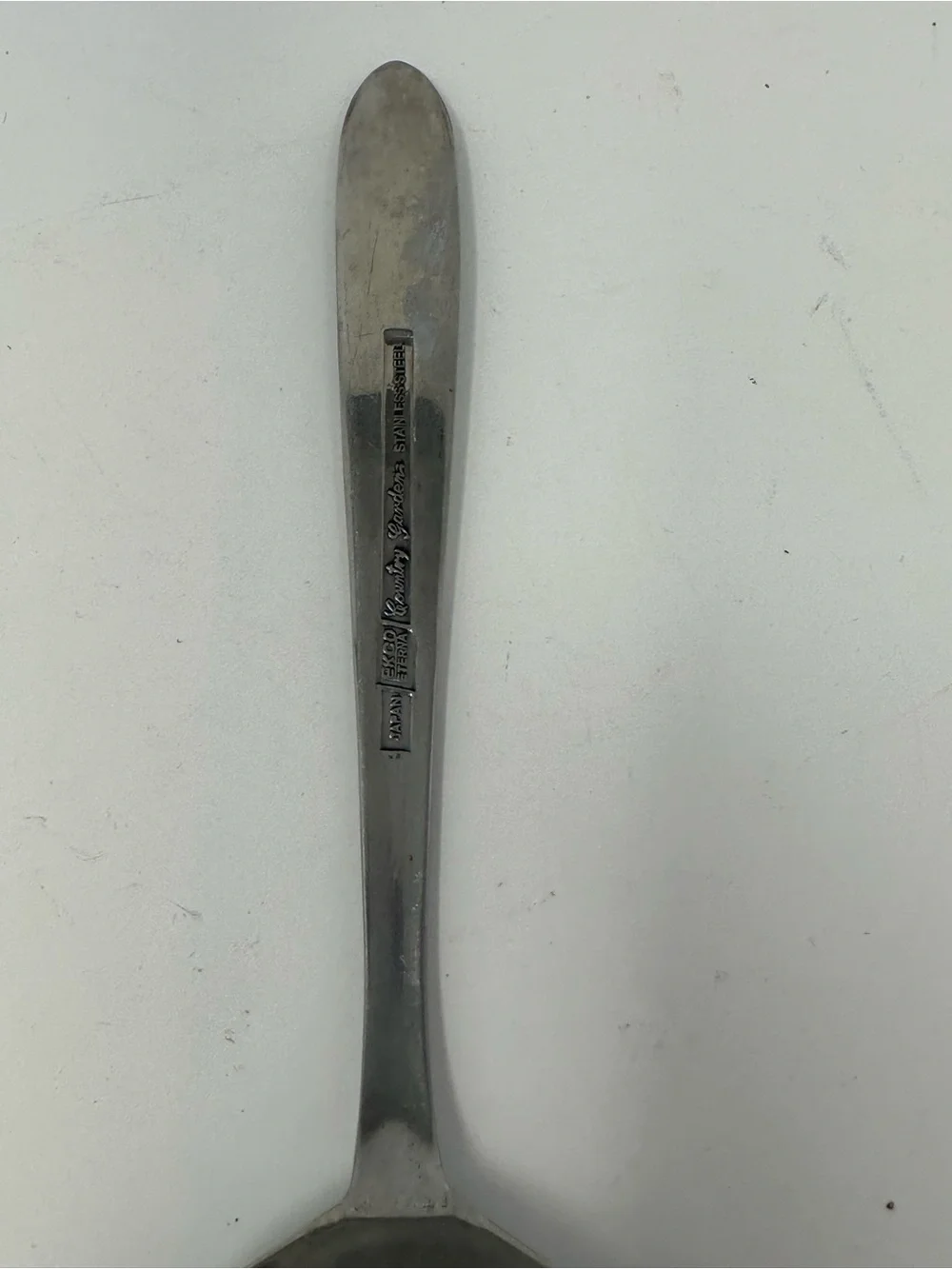 Vintage Ekco Eterna Pie Cake Server Country‎ Garden Stainless Steel A1